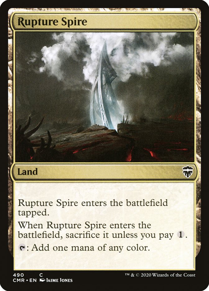 Rupture Spire (490) [Commander Legends] | Rock City Comics