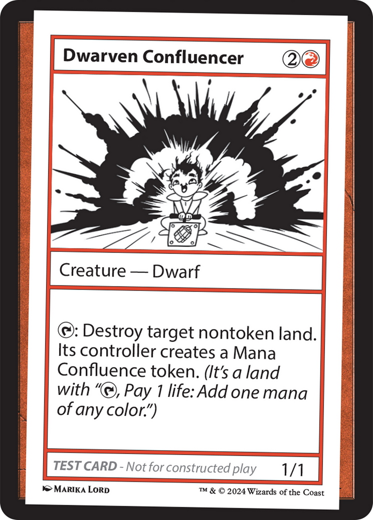 Dwarven Confluencer [Mystery Booster 2 Playtest Cards] | Rock City Comics