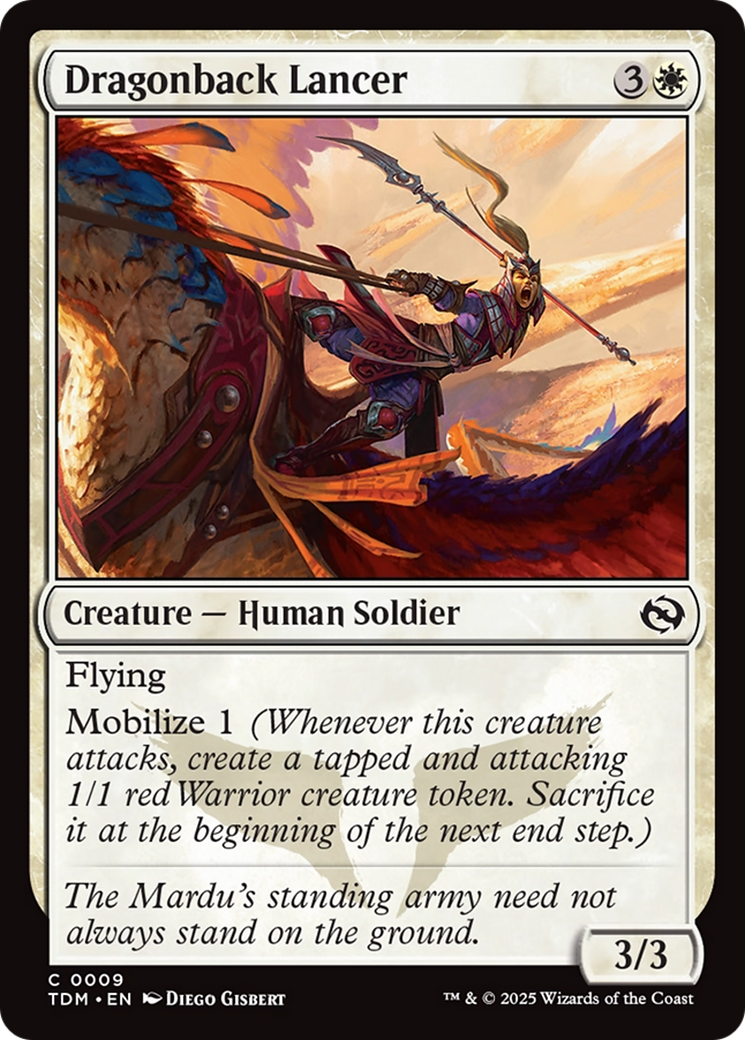 Dragonback Lancer [Tarkir: Dragonstorm] | Rock City Comics