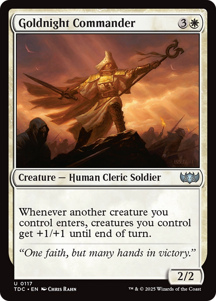 Goldnight Commander [Tarkir: Dragonstorm Commander] | Rock City Comics