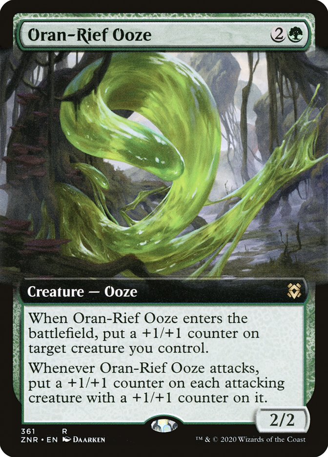 Oran-Rief Ooze (Extended Art) [Zendikar Rising] | Rock City Comics