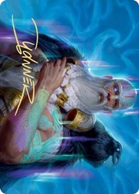 Alrund, God of the Cosmos Art Card (Gold-Stamped Signature) [Kaldheim Art Series] | Rock City Comics