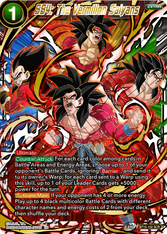 SS4: The Vermilion Saiyans (BT15-152) [Saiyan Showdown] | Rock City Comics