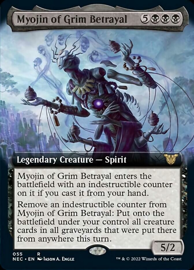 Myojin of Grim Betrayal (Extended Art) [Kamigawa: Neon Dynasty Commander] | Rock City Comics