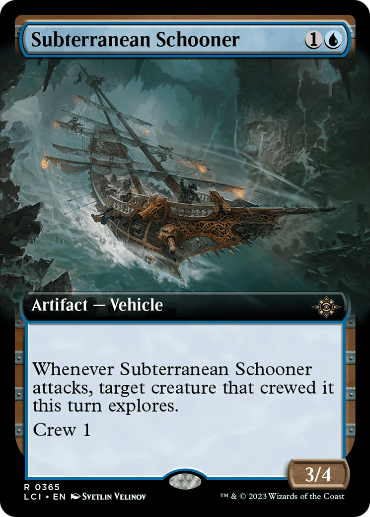 Subterranean Schooner (Extended Art) [The Lost Caverns of Ixalan] | Rock City Comics