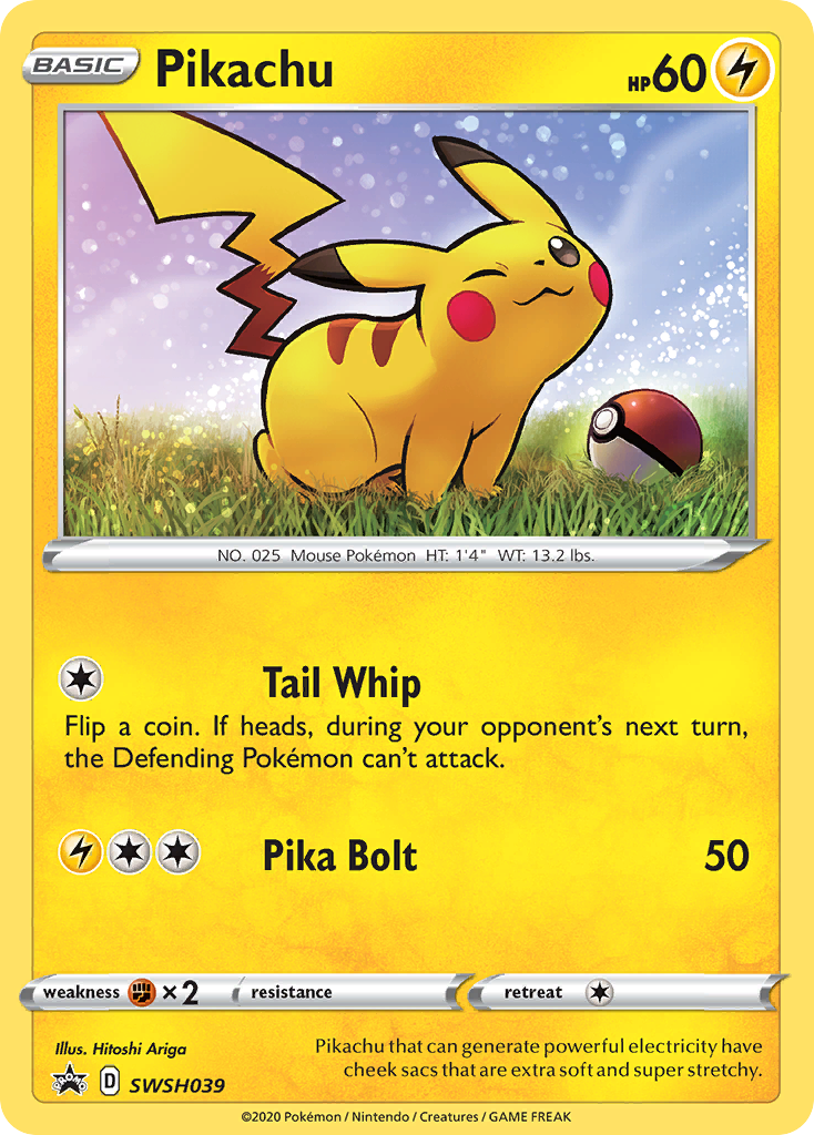 Pikachu (SWSH039) [Sword & Shield: Black Star Promos] | Rock City Comics