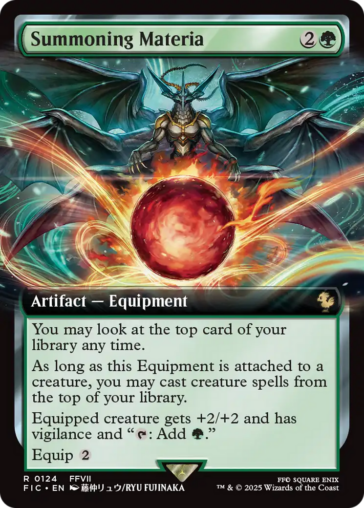 Summoning Materia (Extended Art) [FINAL FANTASY Commander] | Rock City Comics