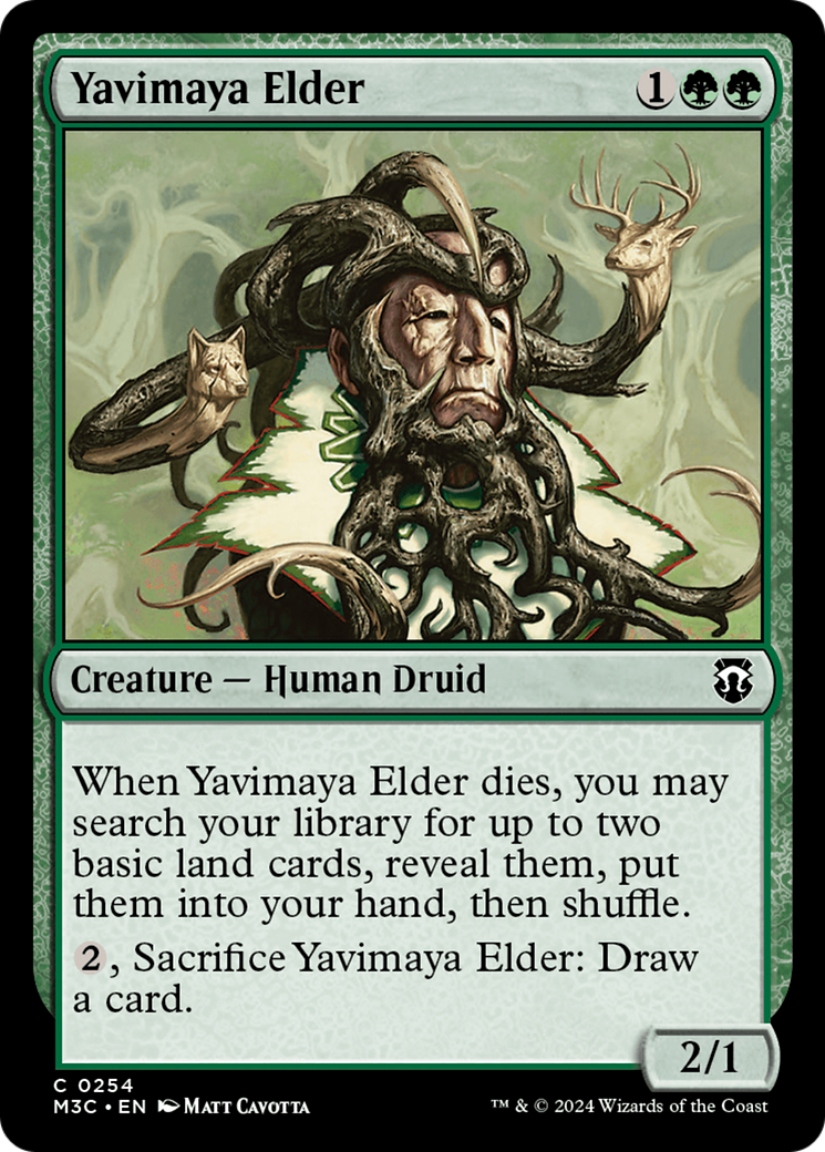 Yavimaya Elder (Ripple Foil) [Modern Horizons 3 Commander] | Rock City Comics