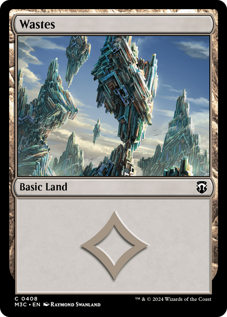 Wastes (Ripple Foil) [Modern Horizons 3 Commander] | Rock City Comics