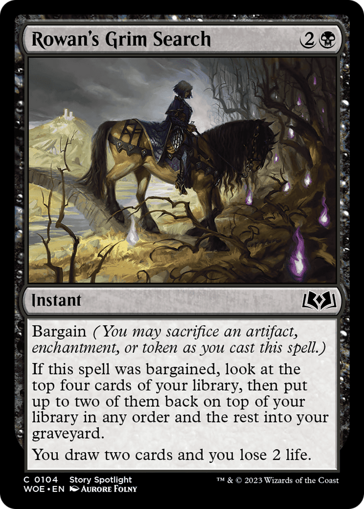 Rowan's Grim Search [Wilds of Eldraine] | Rock City Comics