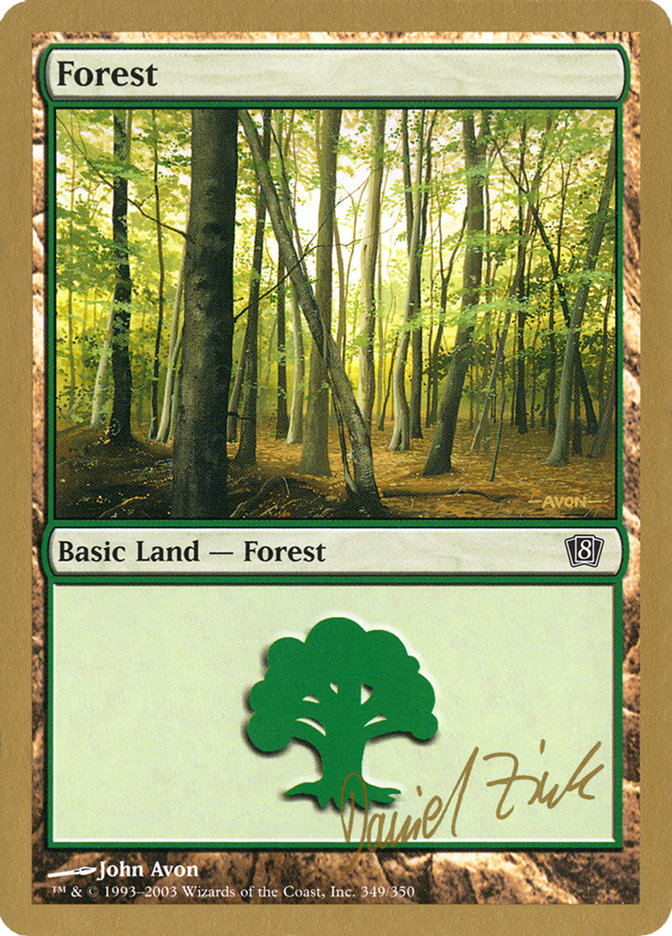 Forest (dz349) (Daniel Zink) [World Championship Decks 2003] | Rock City Comics