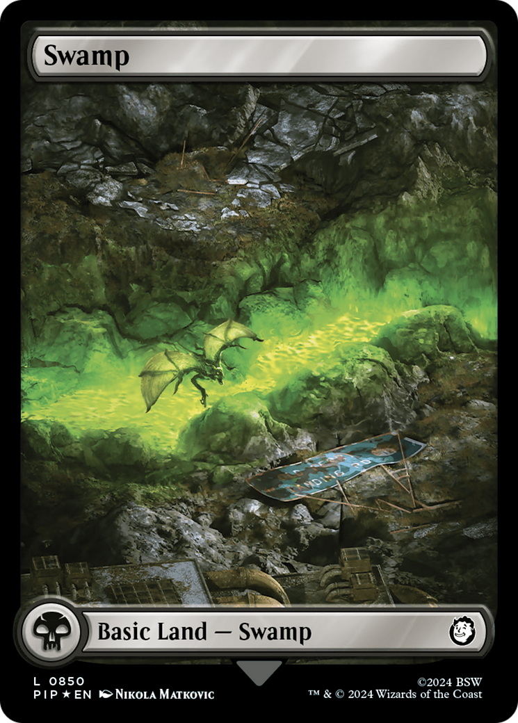 Swamp (0850) (Surge Foil) [Fallout] | Rock City Comics