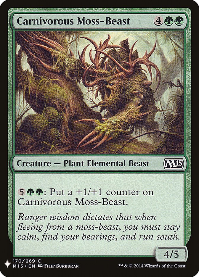 Carnivorous Moss-Beast [Mystery Booster] | Rock City Comics
