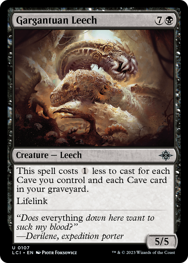 Gargantuan Leech [The Lost Caverns of Ixalan] | Rock City Comics