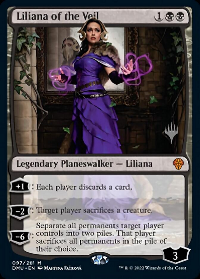 Liliana of the Veil (Promo Pack) [Dominaria United Promos] | Rock City Comics