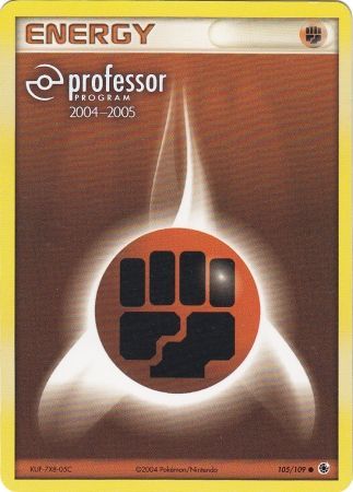 Fighting Energy (105/109) (2004 2005) [Professor Program Promos] | Rock City Comics