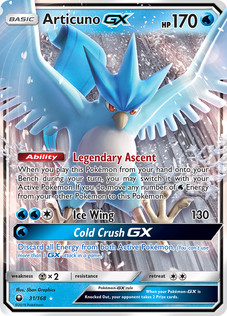 Articuno GX (31/168) [Sun & Moon: Celestial Storm] | Rock City Comics