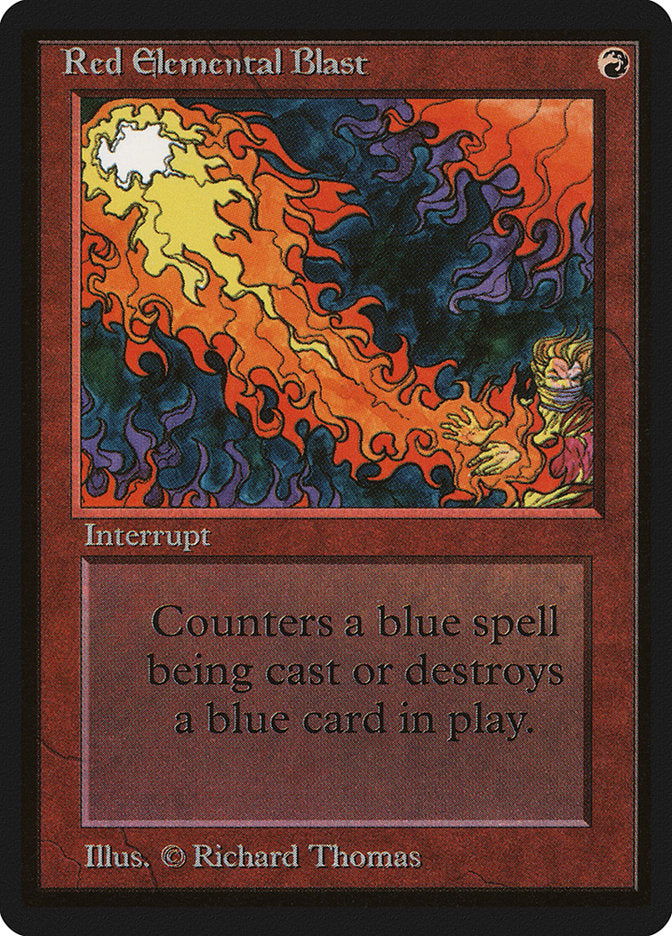 Red Elemental Blast [Beta Edition] | Rock City Comics