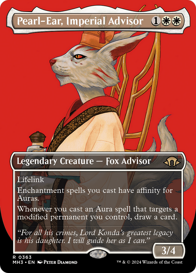 Pearl-Ear, Imperial Advisor (Borderless) [Modern Horizons 3] | Rock City Comics