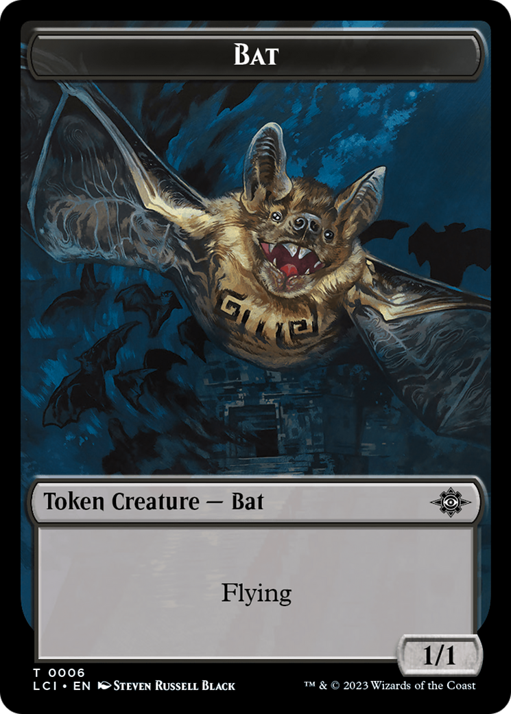 Copy // Bat Double-Sided Token [The Lost Caverns of Ixalan Tokens] | Rock City Comics