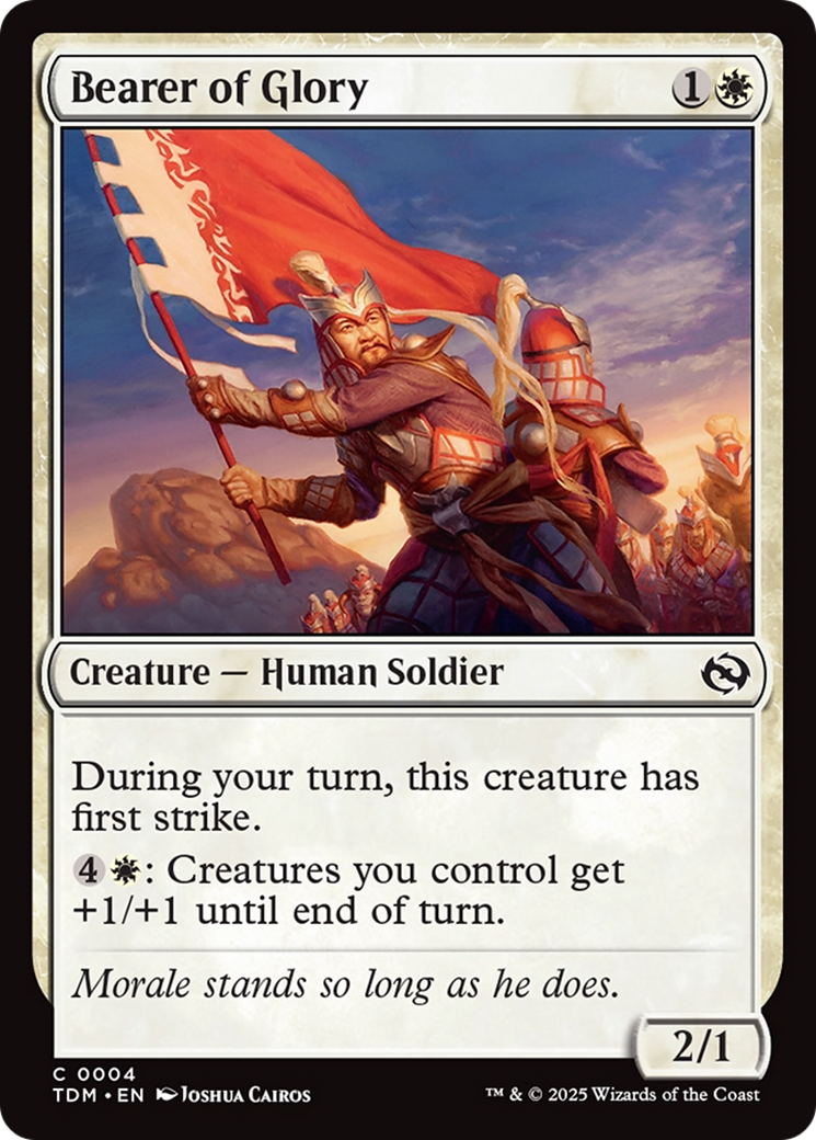 Bearer of Glory [Tarkir: Dragonstorm] | Rock City Comics
