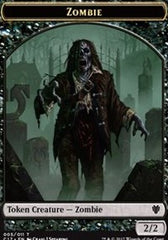 Zombie // Gold Double-Sided Token [Commander 2017 Tokens] | Rock City Comics
