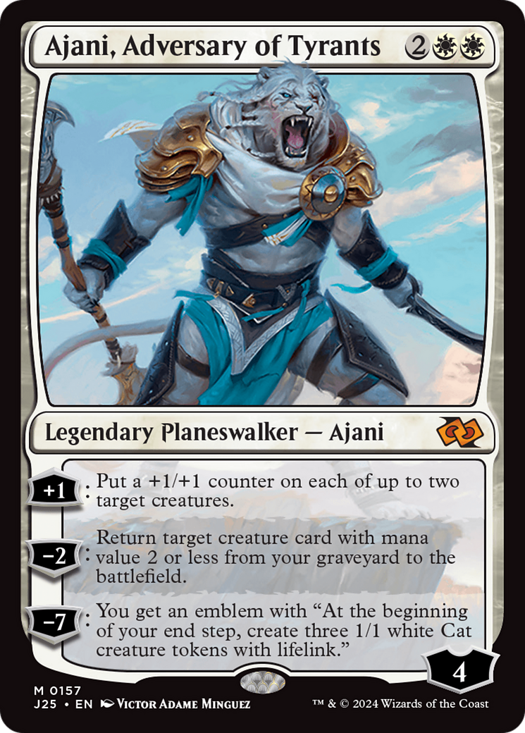 Ajani, Adversary of Tyrants [Foundations Jumpstart] | Rock City Comics