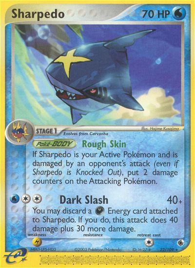 Sharpedo (22/109) [EX: Ruby & Sapphire] | Rock City Comics