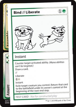 Bind // Liberate (2021 Edition) [Mystery Booster Playtest Cards] | Rock City Comics