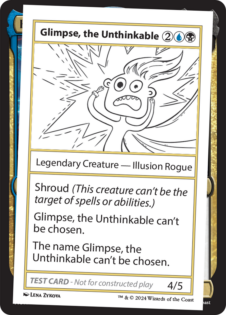 Glimpse, the Unthinkable [Mystery Booster 2 Playtest Cards] | Rock City Comics