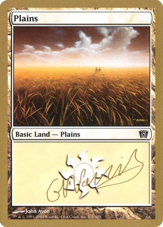 Plains (gn331) (Gabriel Nassif) [World Championship Decks 2004] | Rock City Comics