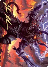 Kardur, Doomscourge Art Card (Gold-Stamped Signature) [Kaldheim Art Series] | Rock City Comics