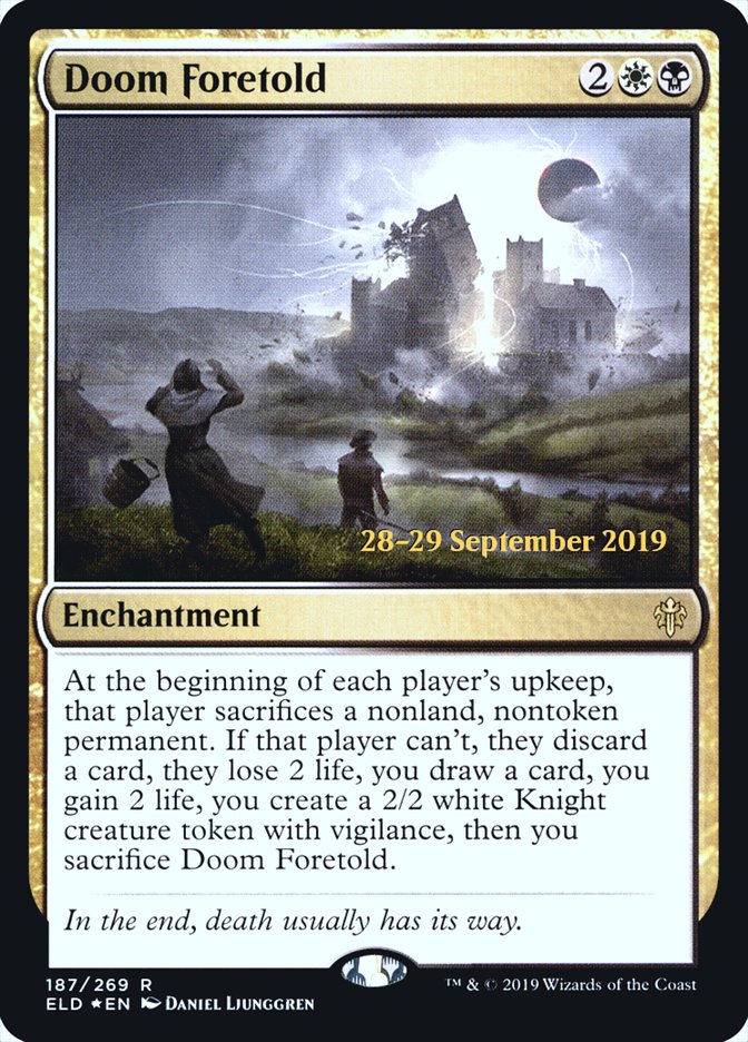 Doom Foretold [Throne of Eldraine Prerelease Promos] | Rock City Comics