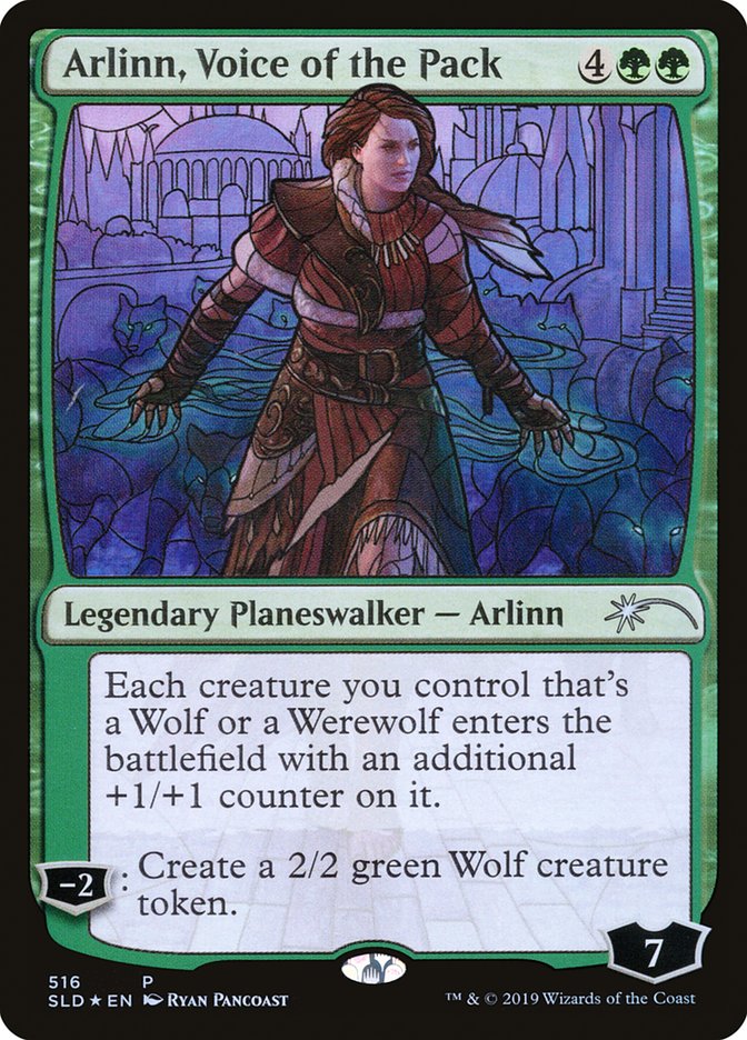 Arlinn, Voice of the Pack (Stained Glass) [Secret Lair Drop Promos] | Rock City Comics