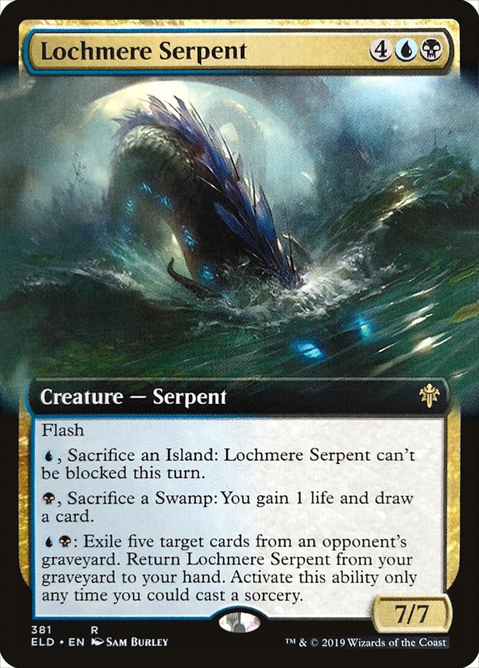 Lochmere Serpent (Extended Art) [Throne of Eldraine] | Rock City Comics