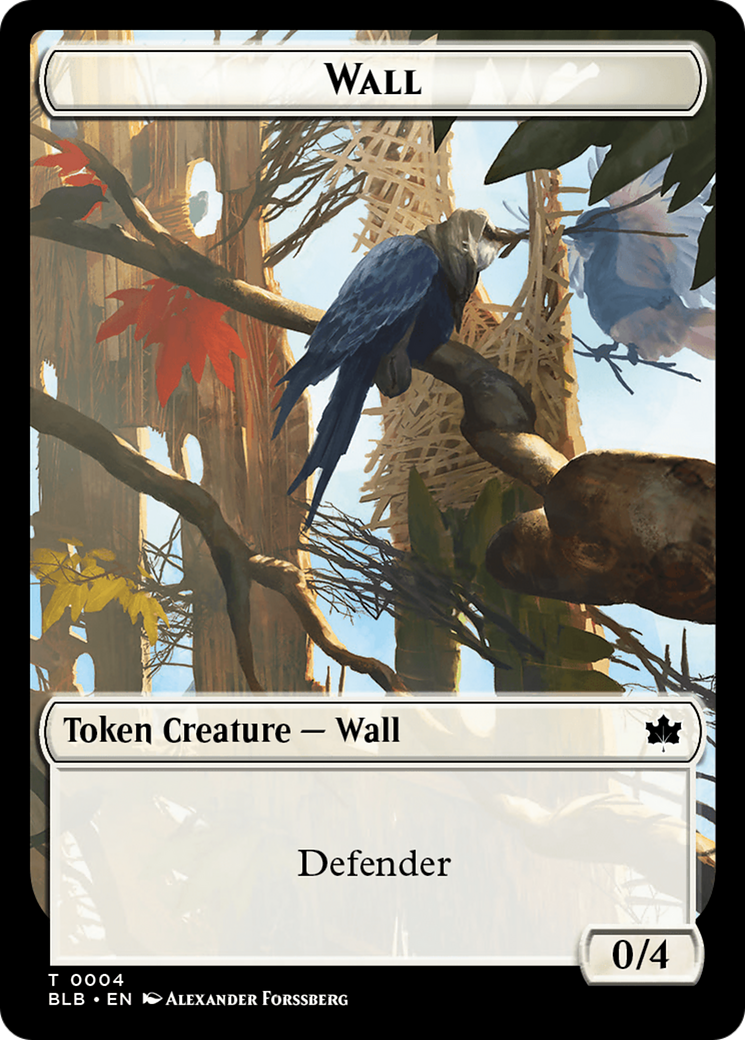 Wall Token [Bloomburrow Tokens] | Rock City Comics