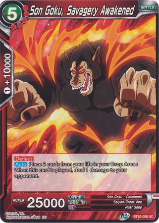 Son Goku, Savagery Awakened (BT10-006) [Rise of the Unison Warrior 2nd Edition] | Rock City Comics