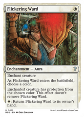 Flickering Ward (White Border) [Mystery Booster 2] | Rock City Comics