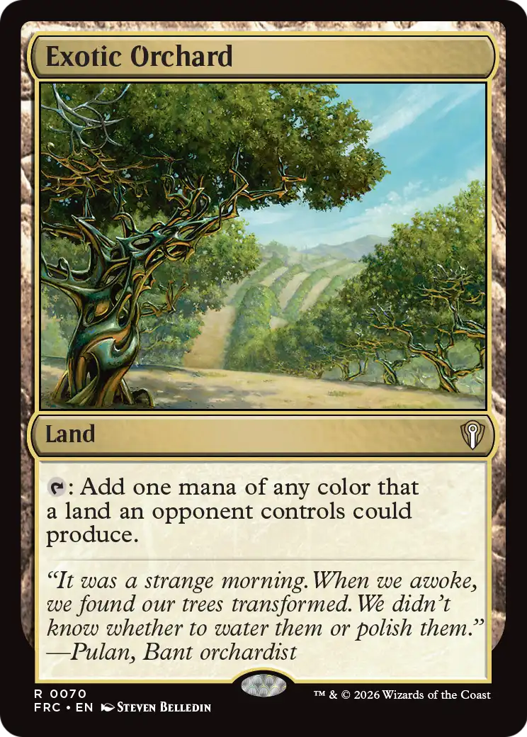 Exotic Orchard [Reality Fracture Commander] | Rock City Comics