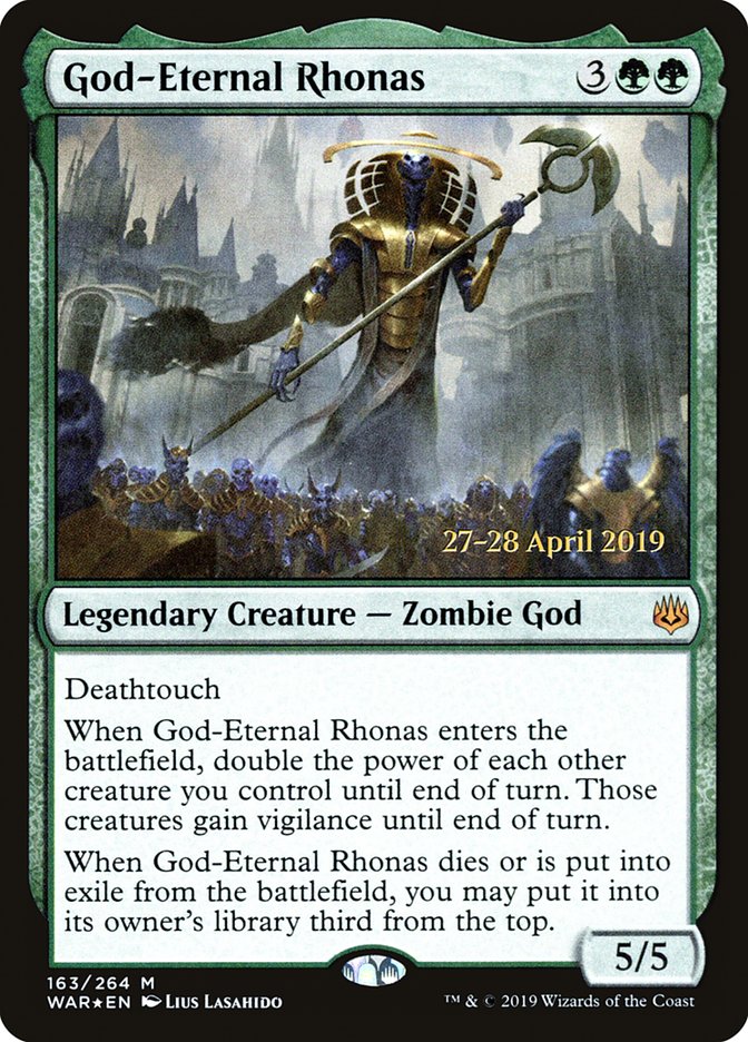God-Eternal Rhonas [War of the Spark Prerelease Promos] | Rock City Comics