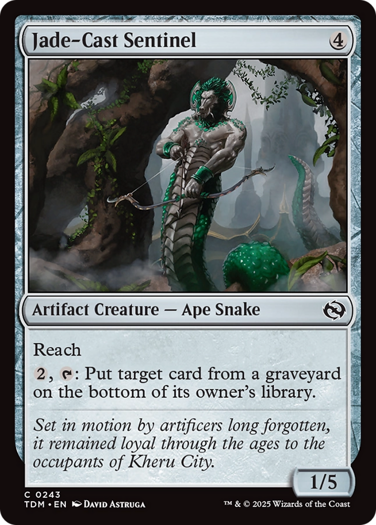 Jade-Cast Sentinel [Tarkir: Dragonstorm] | Rock City Comics