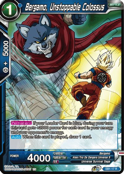 Bergamo, Unstoppable Colossus (EB1-17) [Battle Evolution Booster] | Rock City Comics