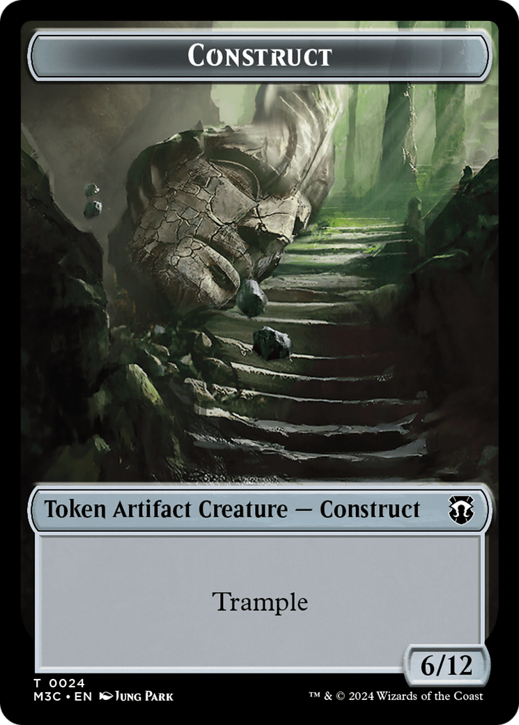 Construct // Myr Double-Sided Token [Modern Horizons 3 Commander Tokens] | Rock City Comics