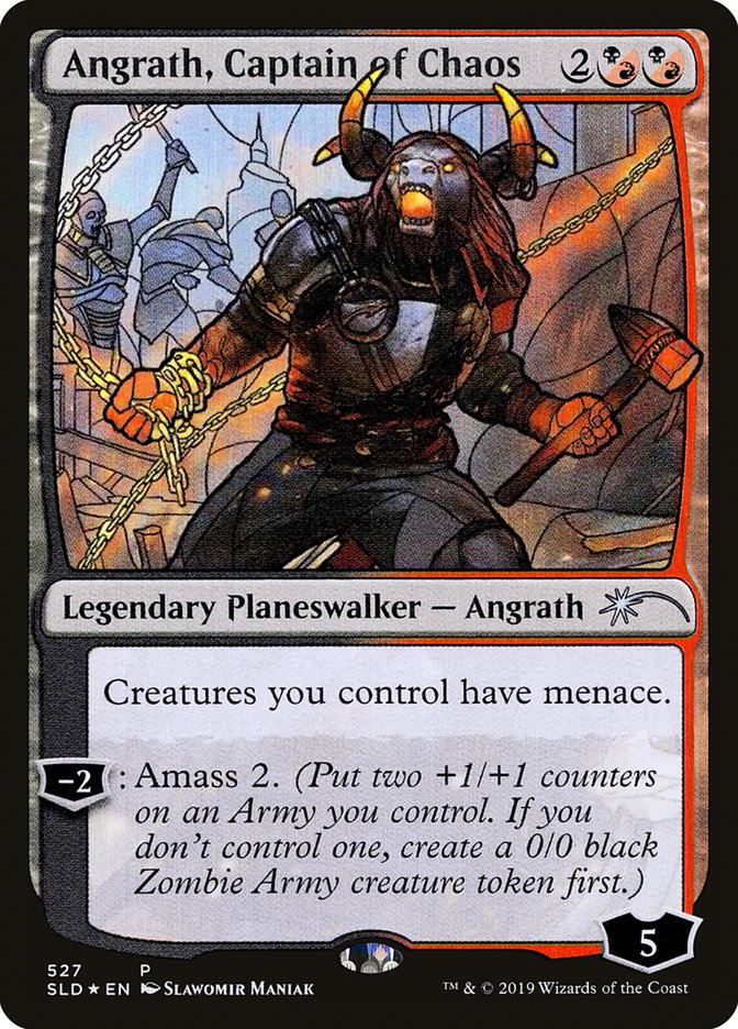 Angrath, Captain of Chaos (Stained Glass) [Secret Lair Drop Promos] | Rock City Comics