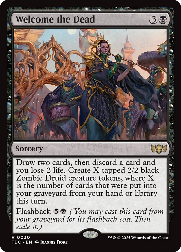 Welcome the Dead [Tarkir: Dragonstorm Commander] | Rock City Comics