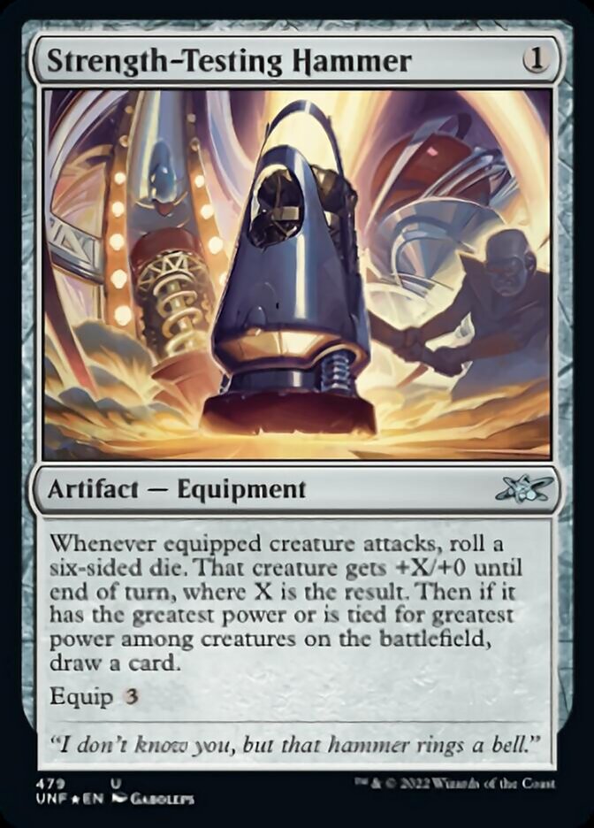 Strength-Testing Hammer (Galaxy Foil) [Unfinity] | Rock City Comics