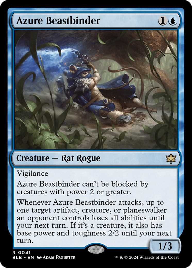 Azure Beastbinder [Bloomburrow] | Rock City Comics