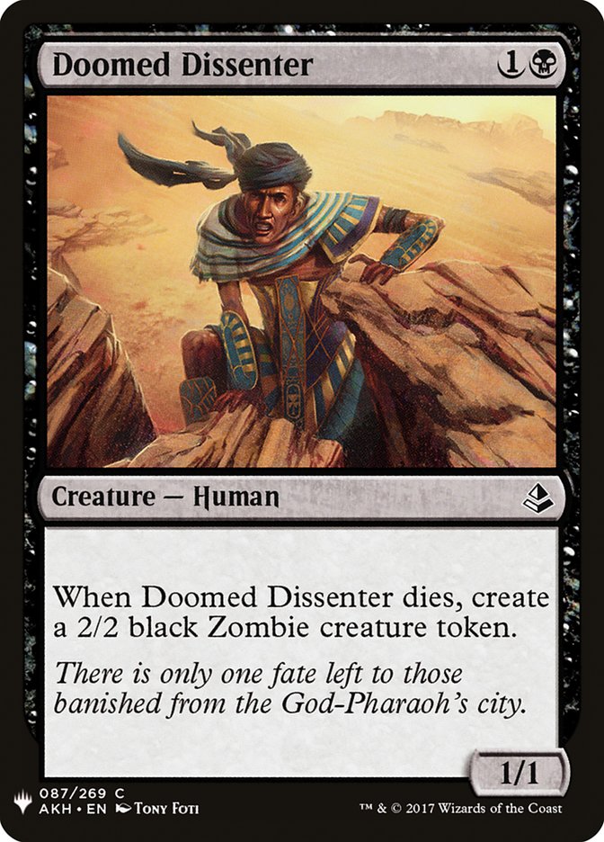 Doomed Dissenter [Mystery Booster] | Rock City Comics