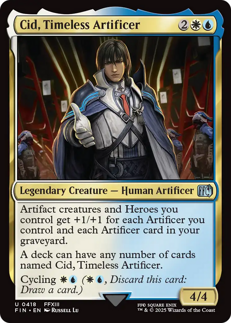 Cid, Timeless Artificer (0418) [FINAL FANTASY] | Rock City Comics