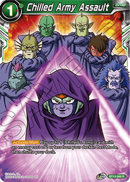 Chilled Army Assault (Rare) (BT13-089) [Supreme Rivalry] | Rock City Comics
